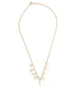 Pure Love 14K Yellow Gold Charm Necklace