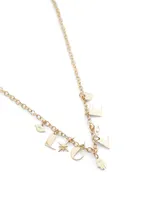 Pure Love 14K Yellow Gold Charm Necklace