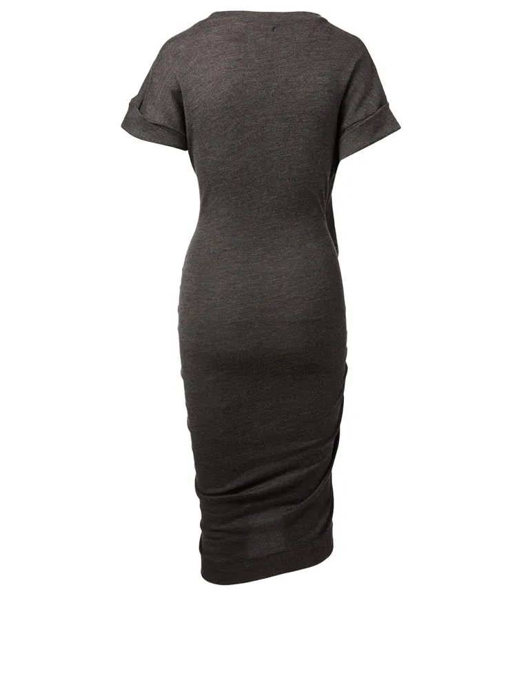 Jasa Wool Jersey T-Shirt Dress