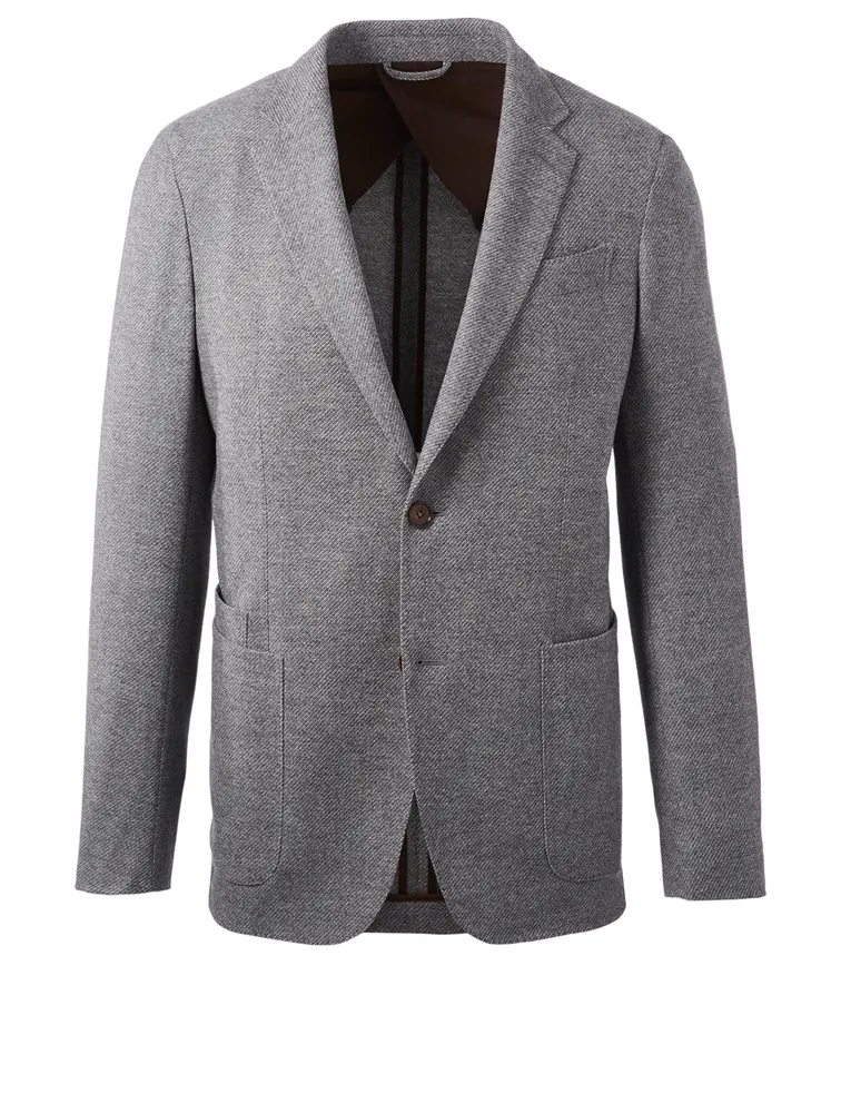 Wool Twill Blazer