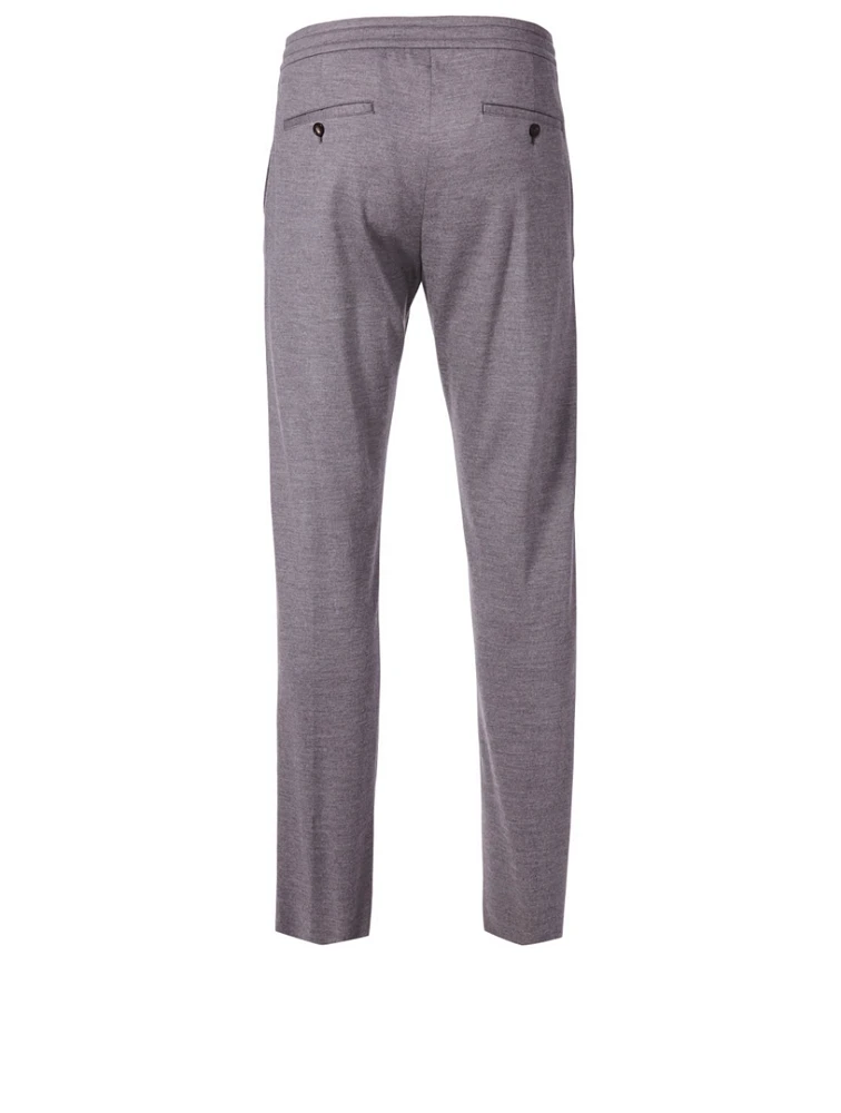 Wool Drawstring Jeans