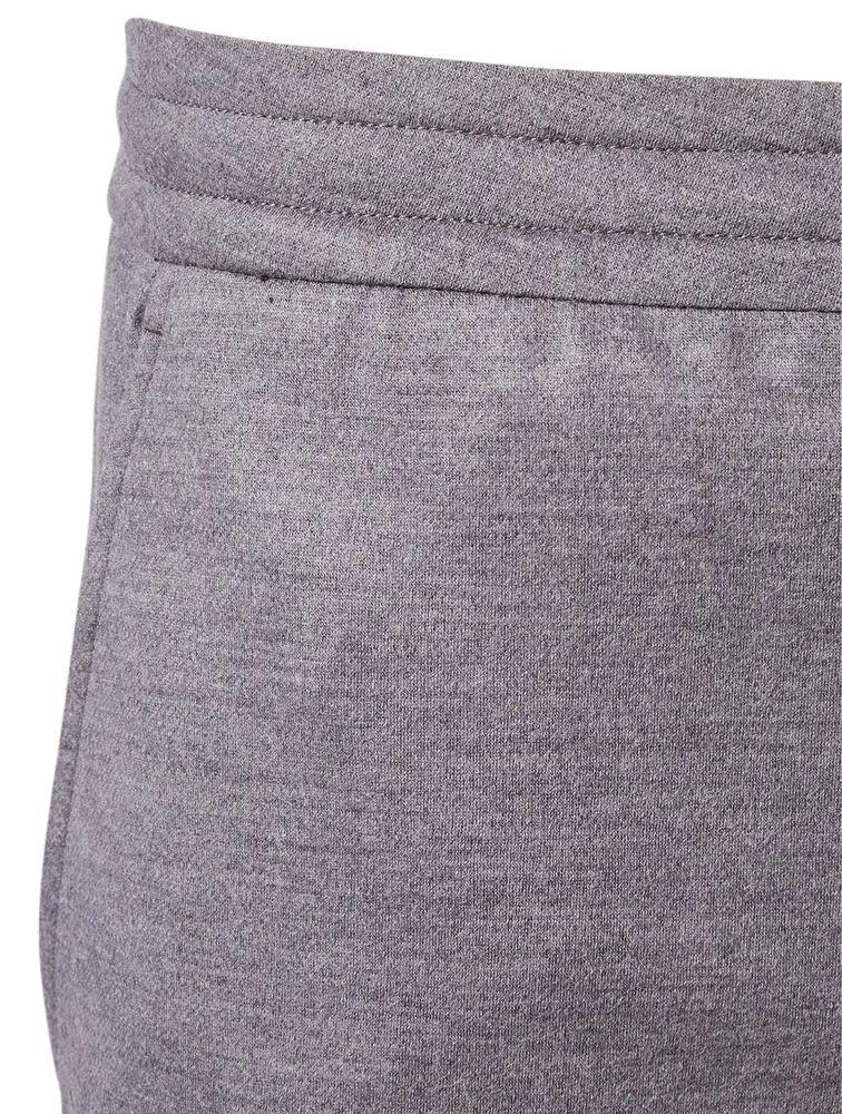 Wool Drawstring Jeans