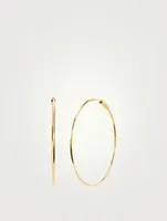The Perfect 14K Gold Hoop Earrings