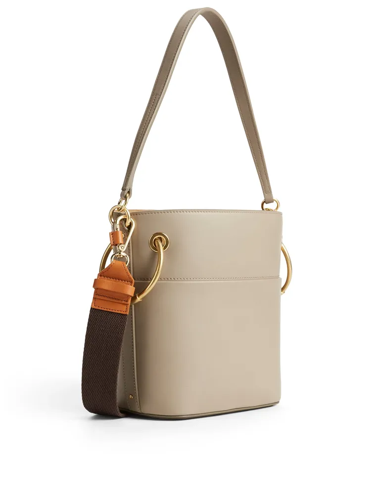 Small Roy Leather Bucket Bag