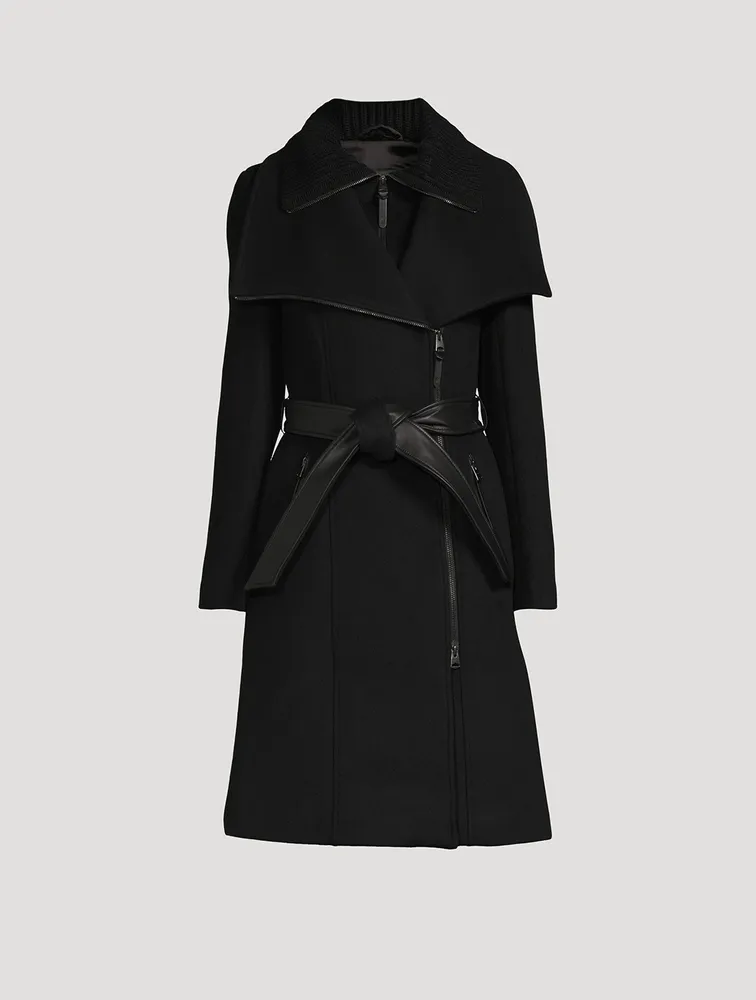 Nori 2-in-1 Wool Coat With Sash