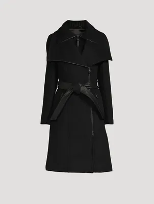 Nori 2-in-1 Wool Coat With Sash