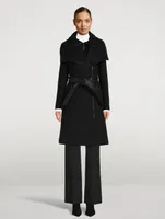 Nori 2-in-1 Wool Coat With Sash