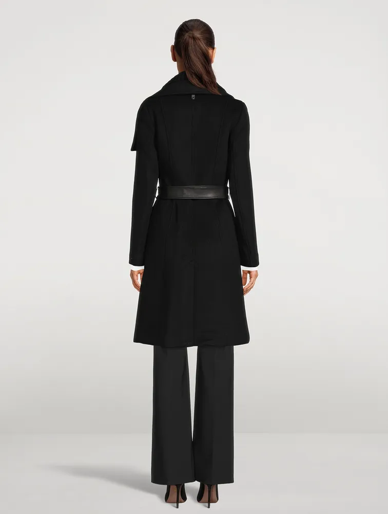 Nori 2-in-1 Wool Coat With Sash