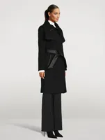 Nori 2-in-1 Wool Coat With Sash