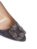 Hangisi 90 Pumps With Crystal Buckle