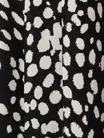 Georgia Silk Skirt In Shell Chain Print
