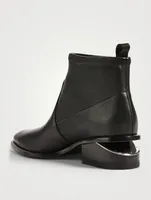 Kori Stretch Leather Ankle Boots