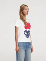 Double Mixed Heart T-Shirt