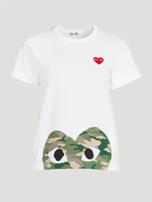 Peekaboo Camo Heart T-Shirt