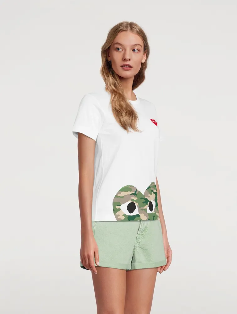 Peekaboo Camo Heart T-Shirt