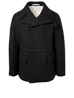 Wool Double-Breasted Field Jacket
