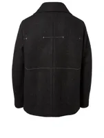 Wool Double-Breasted Field Jacket