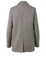 Milly Tweed Double-Breasted Jacket
