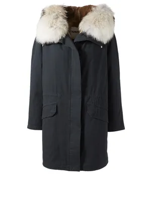 Oversized Parka With Fur