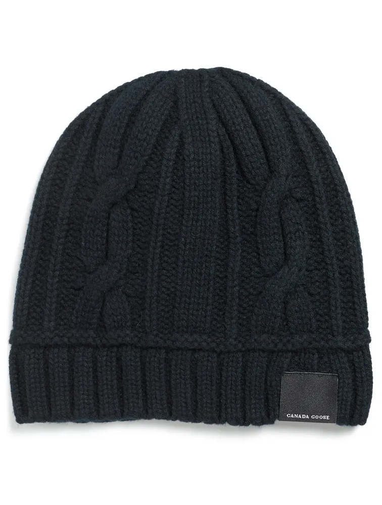 Wool Cable-Knit Toque