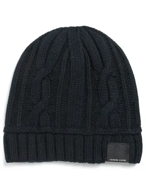 Wool Cable-Knit Toque