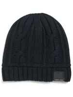 Wool Cable-Knit Toque