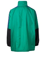 Nylon Colourblock Windbreaker Jacket