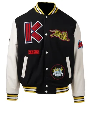 Varsity Jacket With Patches