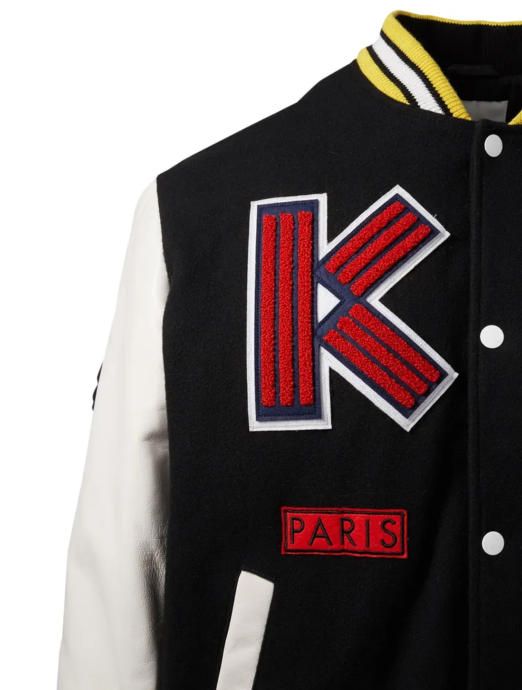 Varsity Jacket With Patches