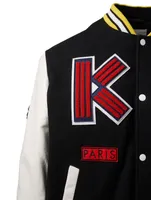 Varsity Jacket With Patches