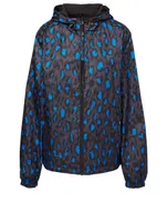 Reversible Windbreaker Leopard Print