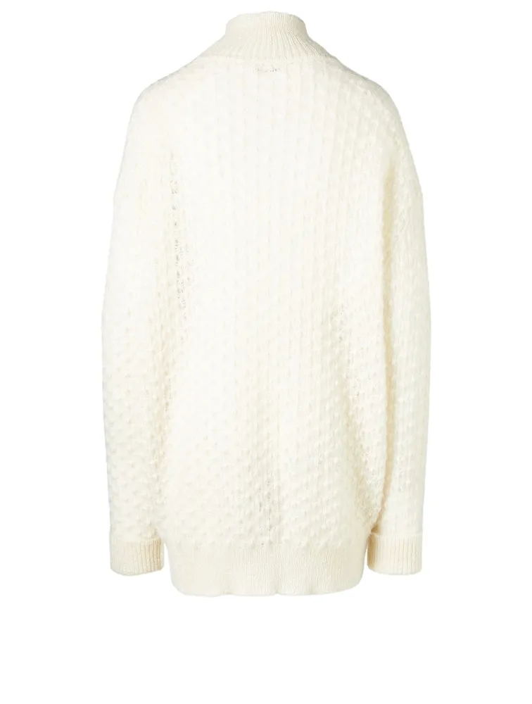 Mohair And Silk Turtleneck Sweater