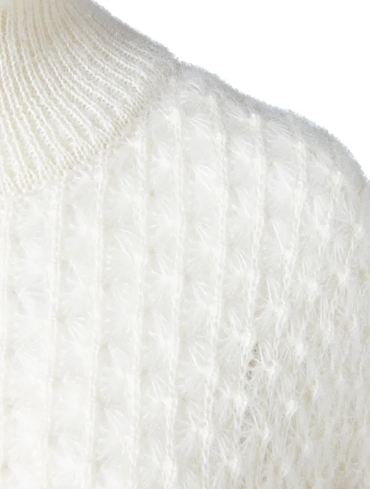 Mohair And Silk Turtleneck Sweater
