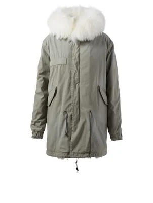 Stone Parka With Fur