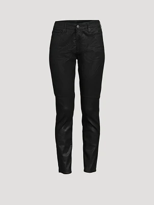 Farrah Coated Ankle Skinny Jeans