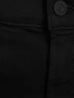 Hustler High-Rise Bootcut Jeans With Fray