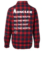 7 Moncler x Fragment Down Flannel Shirt Plaid