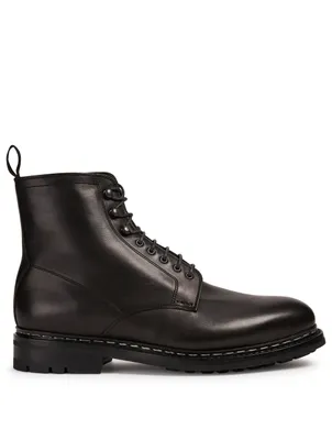 Hetre Odeon Leather Lace-Up Boots
