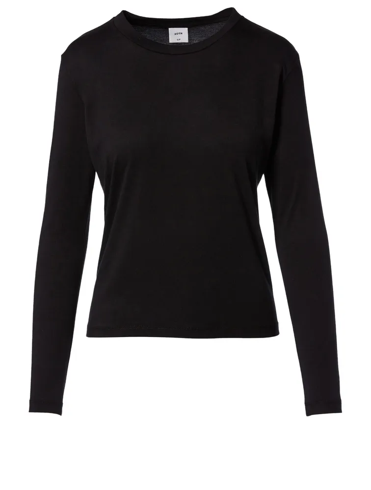 Easy Cotton Long Sleeve T-Shirt