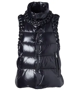 6 Moncler x Noir Agate Down Puffer Vest