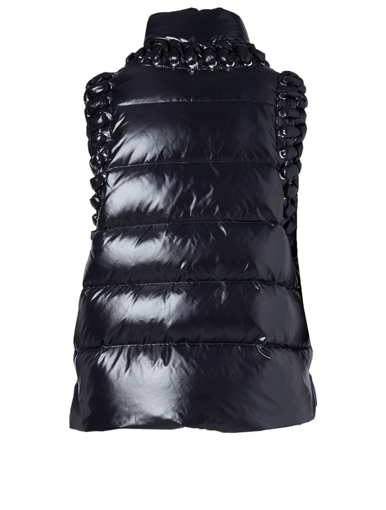 6 Moncler x Noir Agate Down Puffer Vest