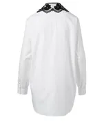 4 Moncler x Simone Rocha Embroidered Collar Shirt