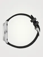 G-Timeless Leather Strap Watch