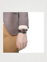 G-Timeless Leather Strap Watch