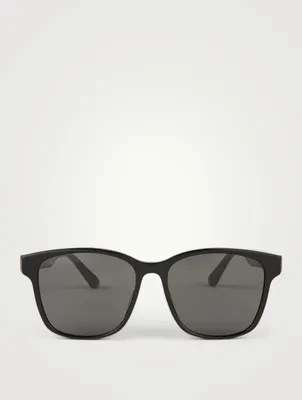 Square Sunglasses With Web