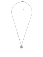 GG Running 18K White Gold Pendant Necklace