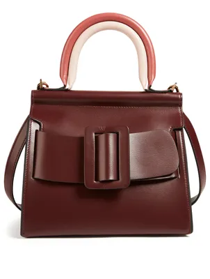 Karl 24 Leather Double Top Handle Bag