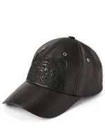 Tiger Leather Cap