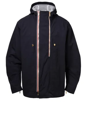 Nylon Articulated Windbreaker