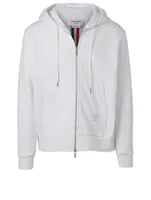 Zip-Up Hoodie With Back Stripe